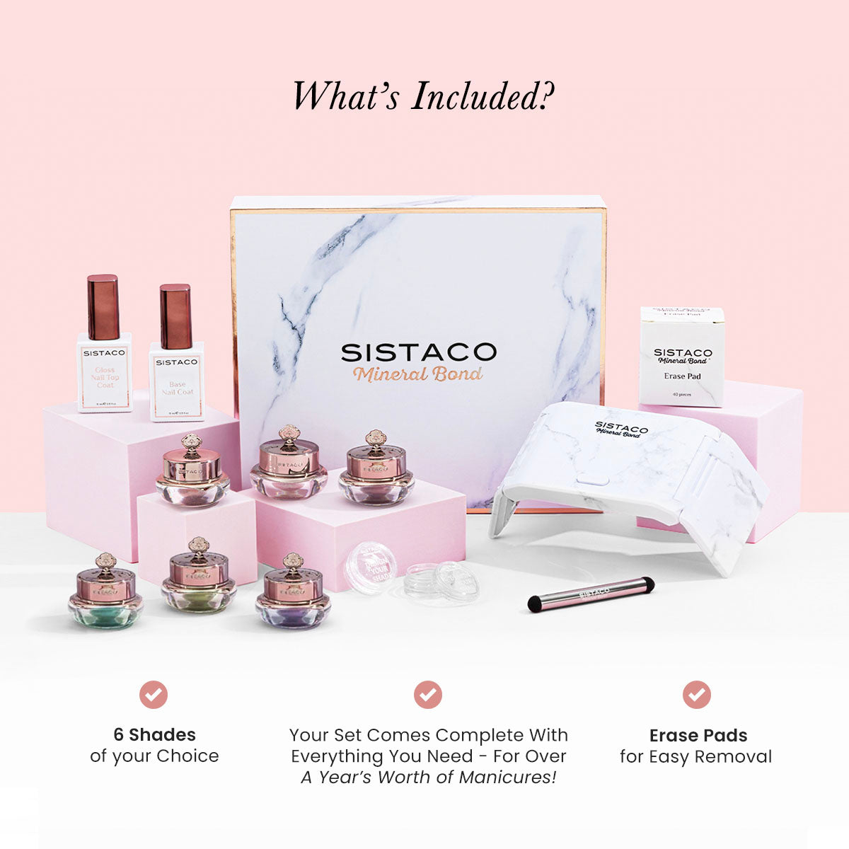 Mineral Bond Nail Set